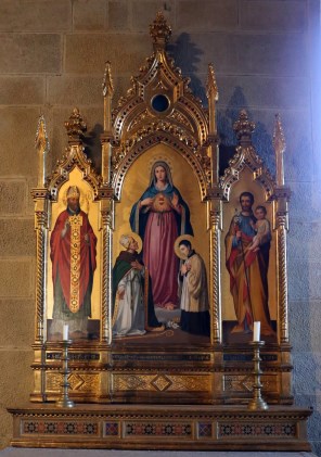 성모 마리아와 성 블라시오와 성 안드레아 코르시니와 성 알로이시오 곤자가와 성 요셉_photo by Sailko_in Duomo of Fiesole.jpg